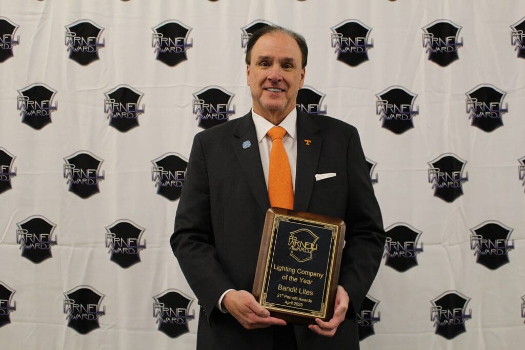 Awarded the Parnelli for Lighting Company of the Year