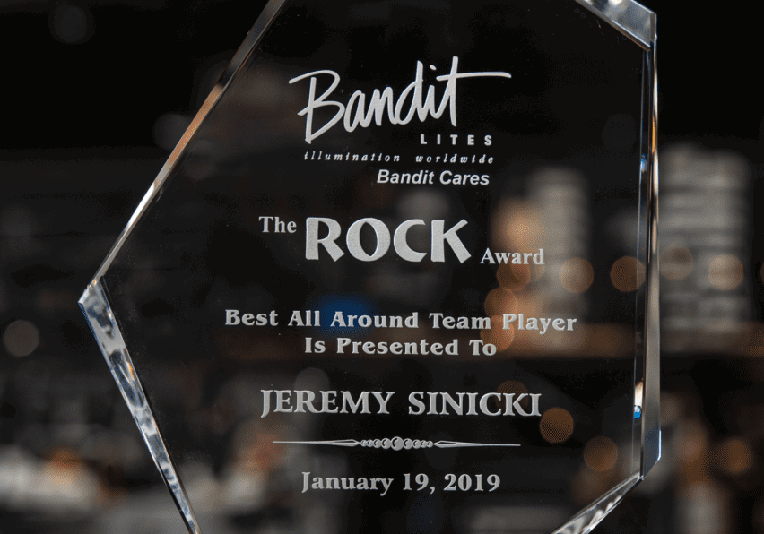 Crystal award for Best All Around Team Player presented to Jeremy Senicki. Crystal award for Best All Around Team Player presented to Jeremy Senicki.